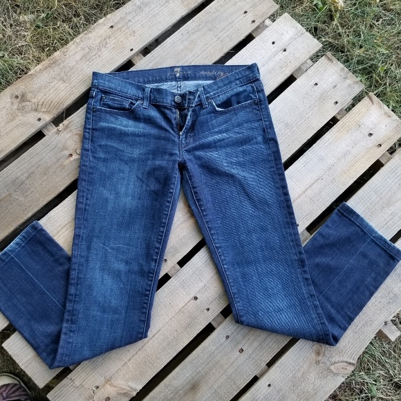 7 For All Mankind Straight Leg Jeans - Picture 3 of 4